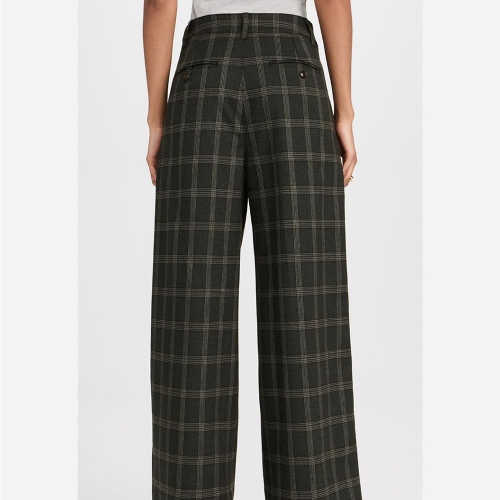 Madewell wide legged Harlow plaid pants sz 4 nwt